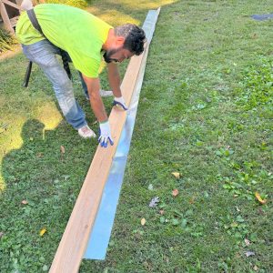 french drain in yard